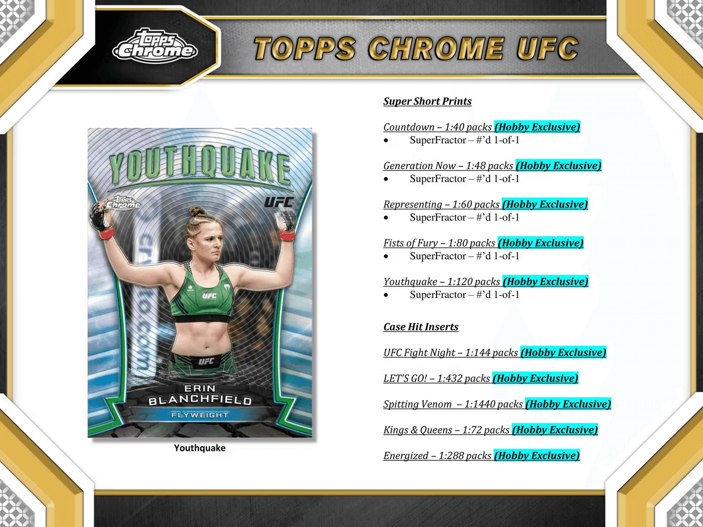 Topps - 2024 Chrome UFC - Hobby Box