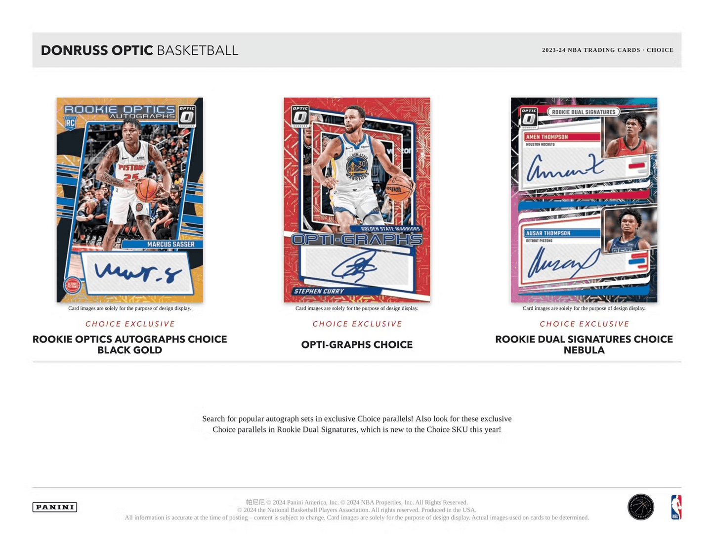 Panini - 2023/24 Donruss Optic Basketball (NBA) - Choice Box