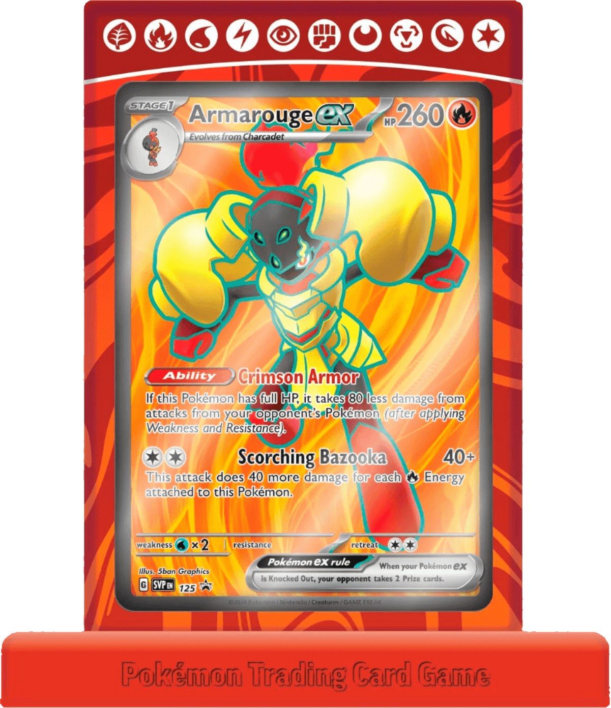 Pokemon TCG - Scarlet & Violet - Armarouge Ex Premium Collection
