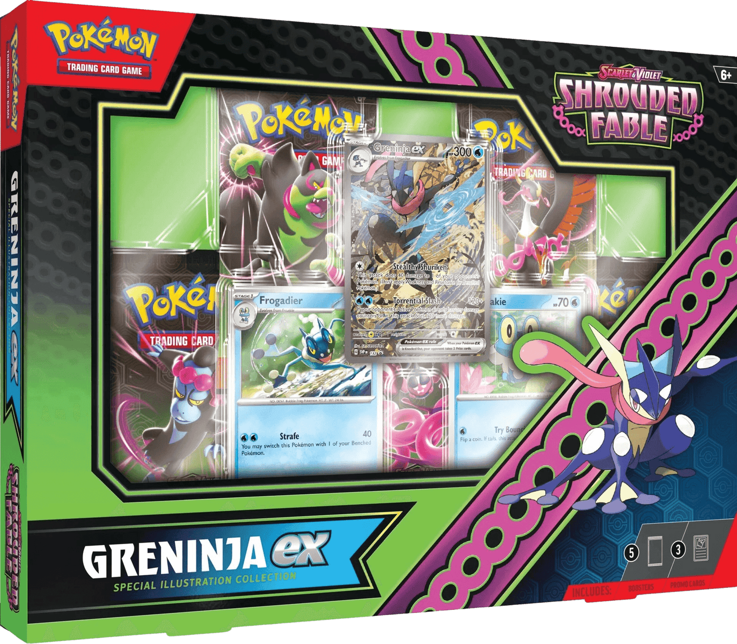 Pokemon TCG - Scarlet & Violet - Shrouded Fable - Greninja EX Special Illustration Collection Box