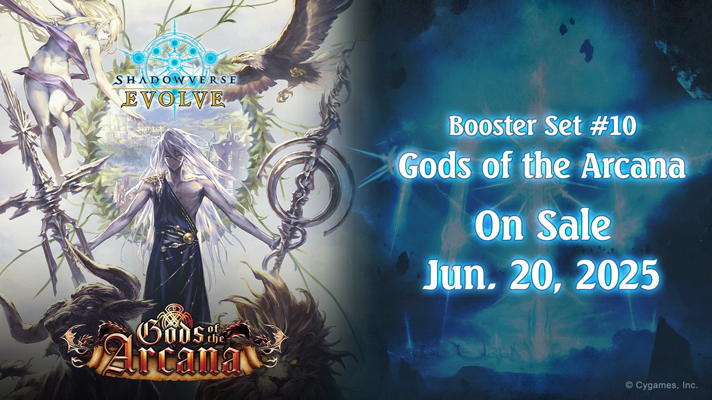 Shadowverse: Evolve - Set 10 - Gods of the Arcana - Display Case (20x Booster Boxes)