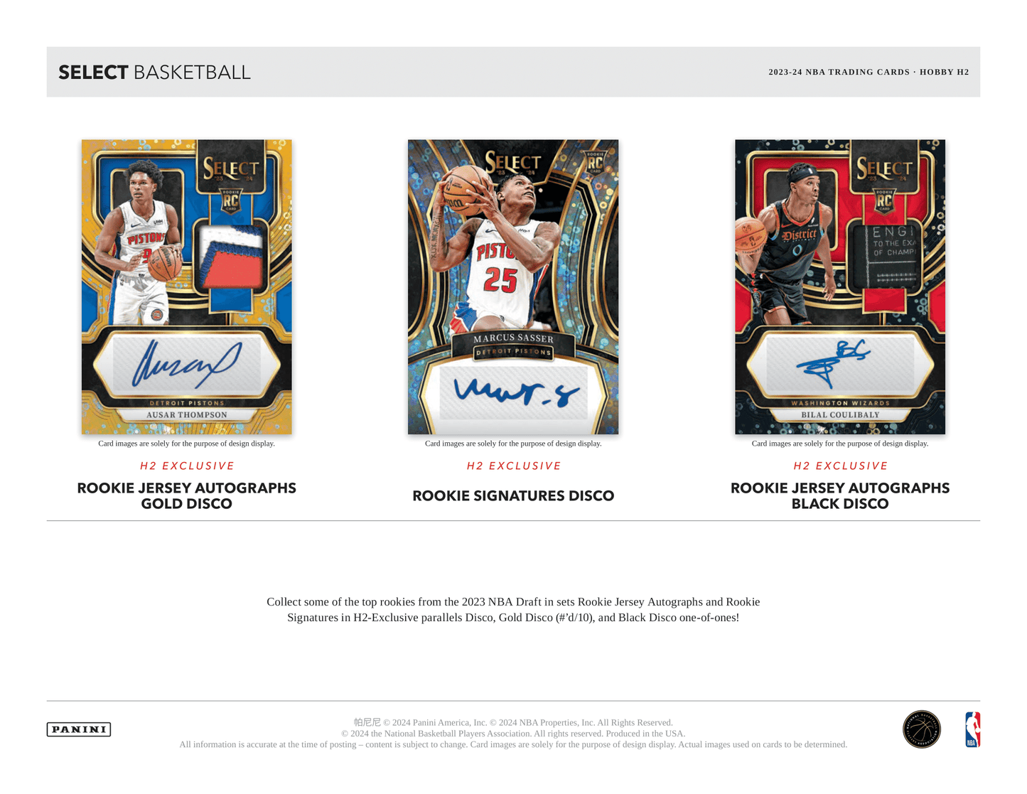 Panini - 2023/24 Select Basketball (NBA) - Hybrid H2 Box