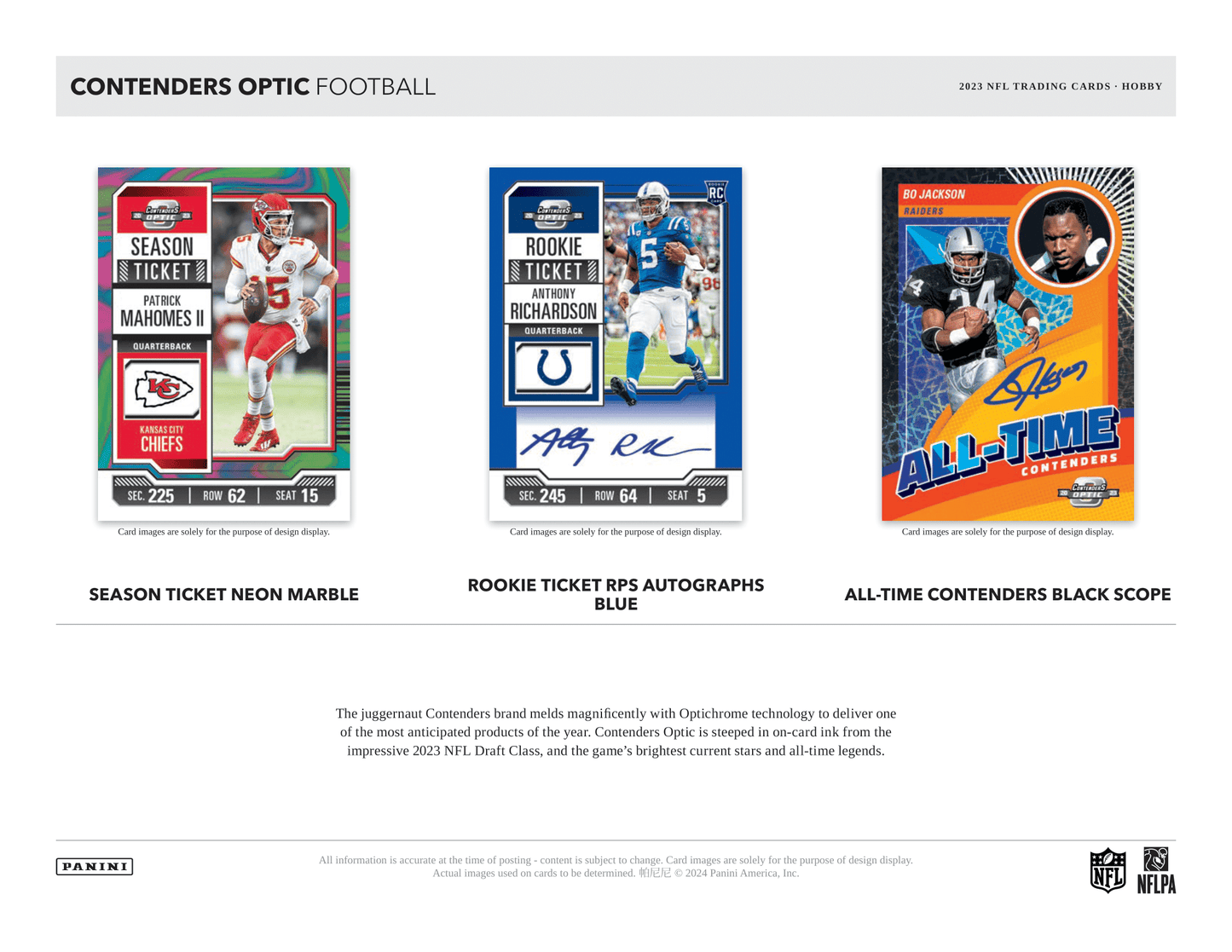 Panini - 2023 Contenders Optic American Football (NFL) - Hobby Box