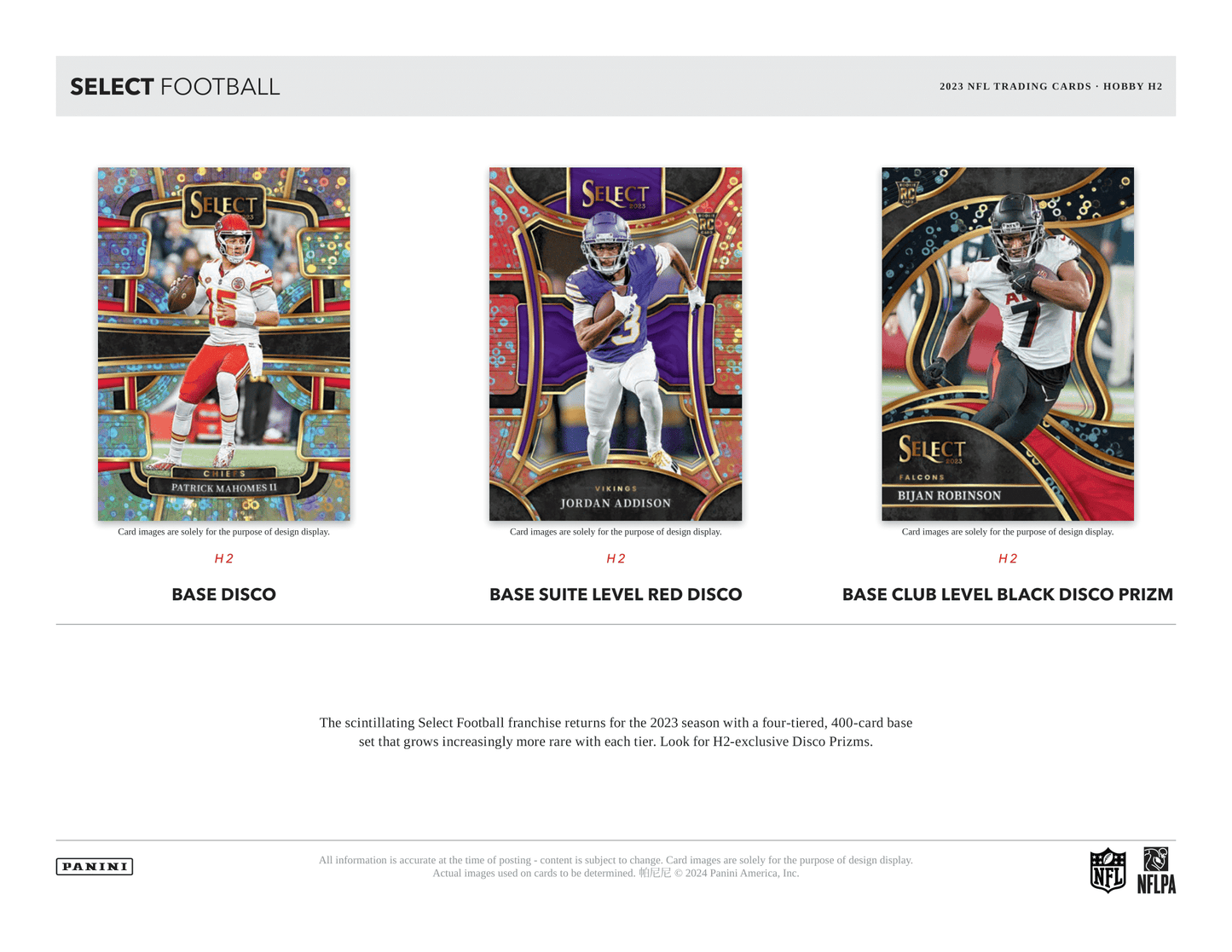 Panini - 2023 Select American Football (NFL) - Hybrid H2 Box