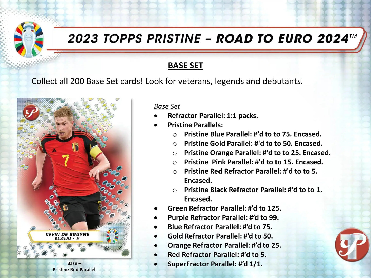 Topps - 2023 Road To Euros 2024 Pristine Football (Soccer) - Hobby Box
