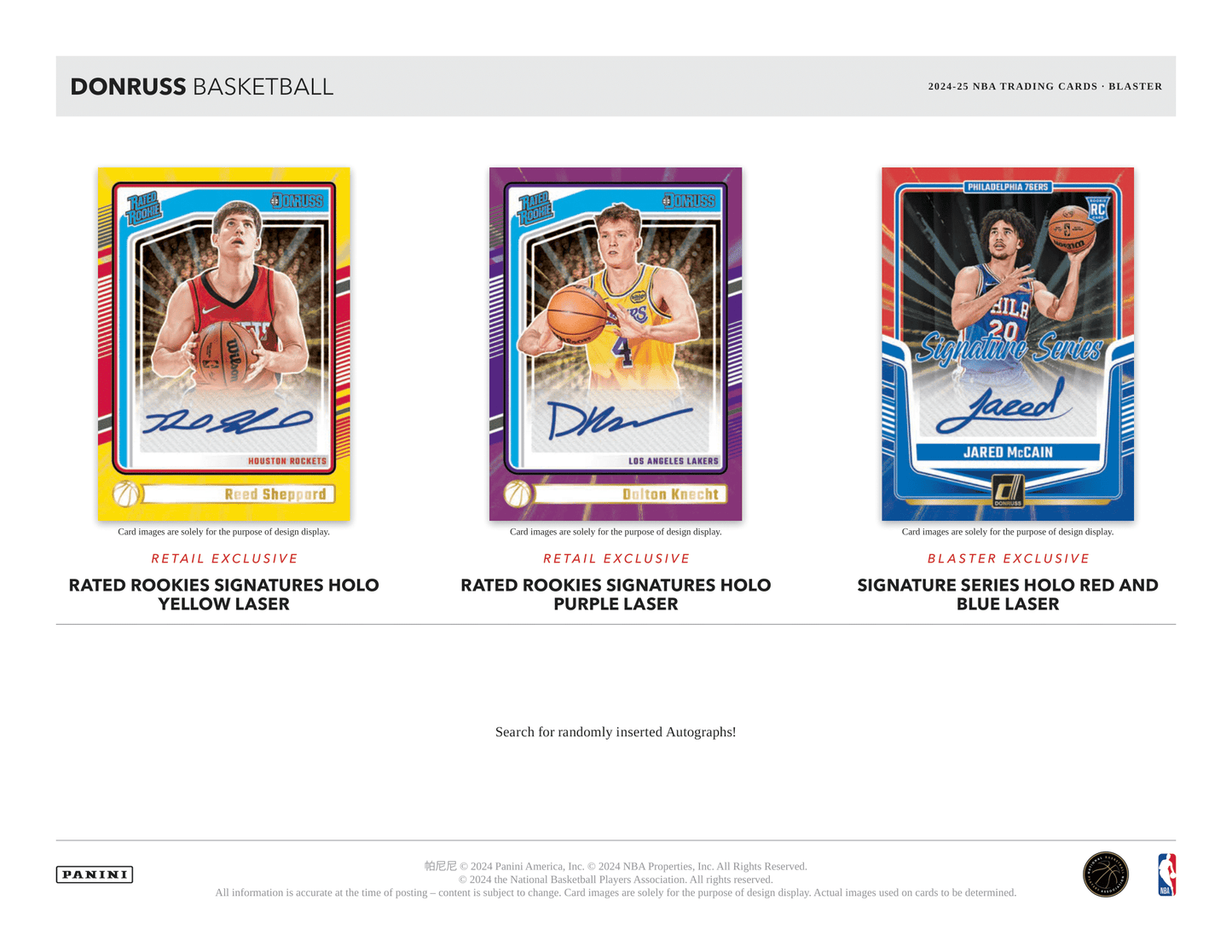 Panini - 2024/25 Donruss Basketball (NBA) - Blaster Box