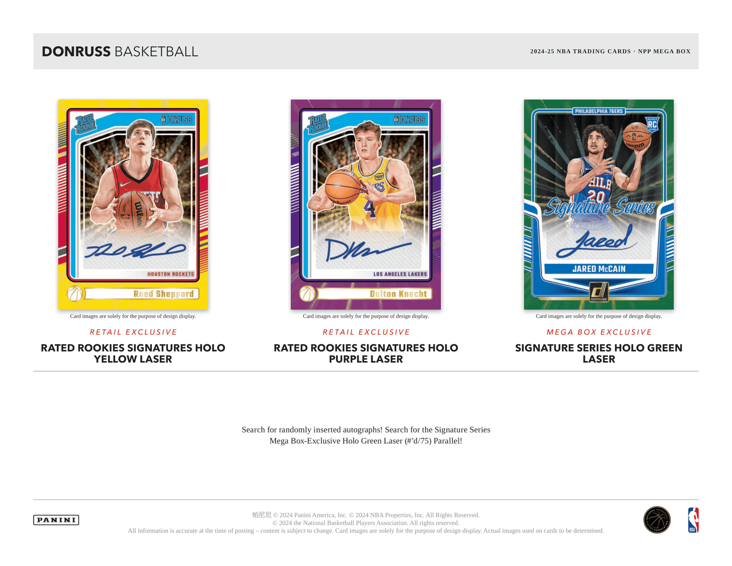 Panini - 2024/25 Donruss Basketball (NBA) - Mega Box