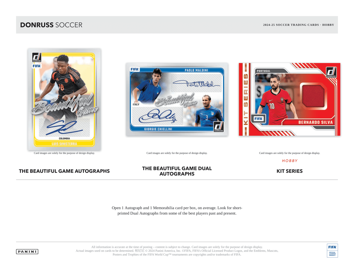 Panini - 2024/25 Donruss Football (Soccer) - Hobby Box