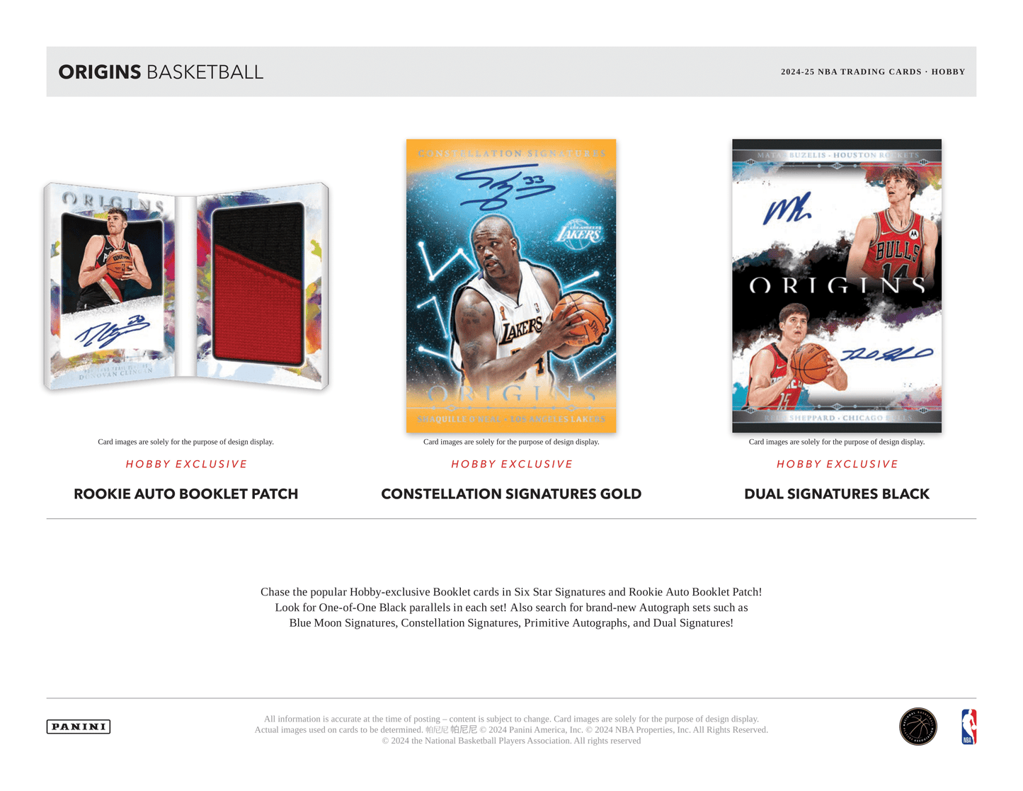 Panini - 2024/25 Origins Basketball (NBA) - Hobby Box
