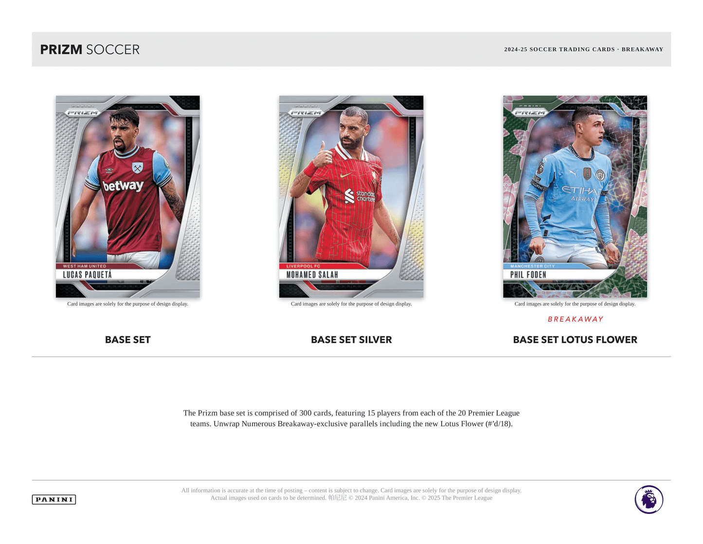 Panini - 2024/25 Prizm Premier League Football (Soccer) - Breakaway Box