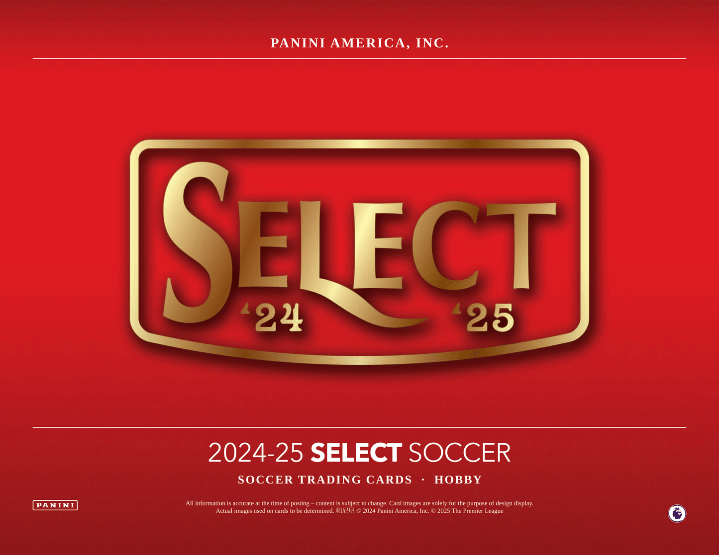 Panini - 2024/25 Select Premier League Football (Soccer) - Hobby Box