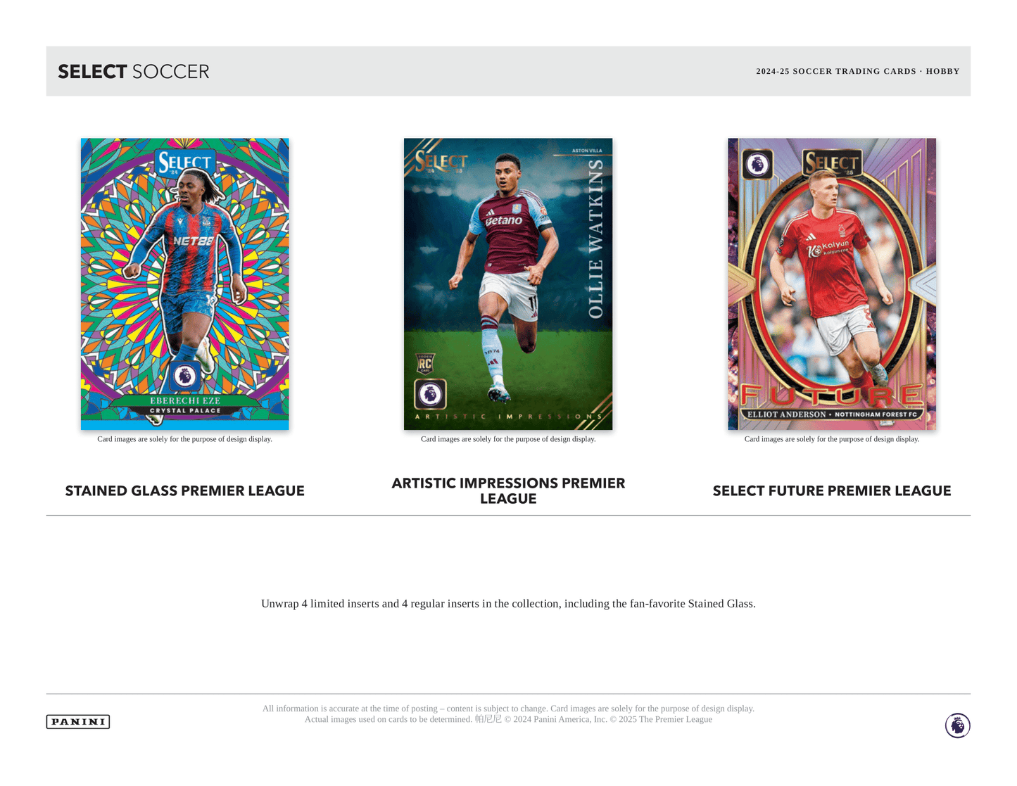 Panini - 2024/25 Select Premier League Football (Soccer) - Hobby Box
