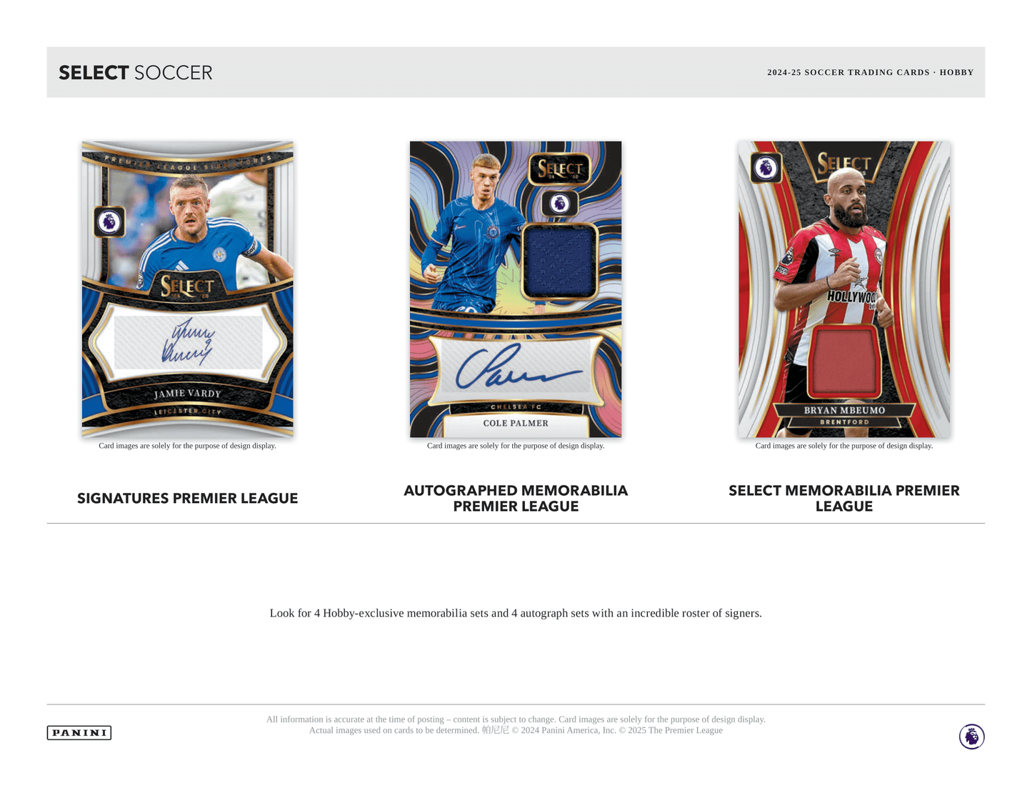 Panini - 2024/25 Select Premier League Football (Soccer) - Hobby Box