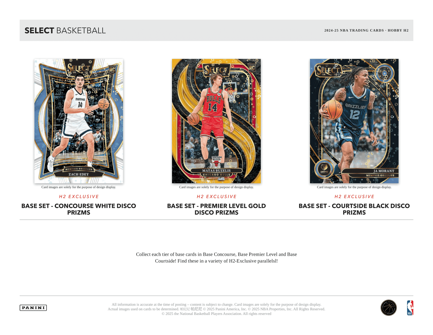 Panini - 2024/25 Select Basketball (NBA) - Hybrid H2 Box