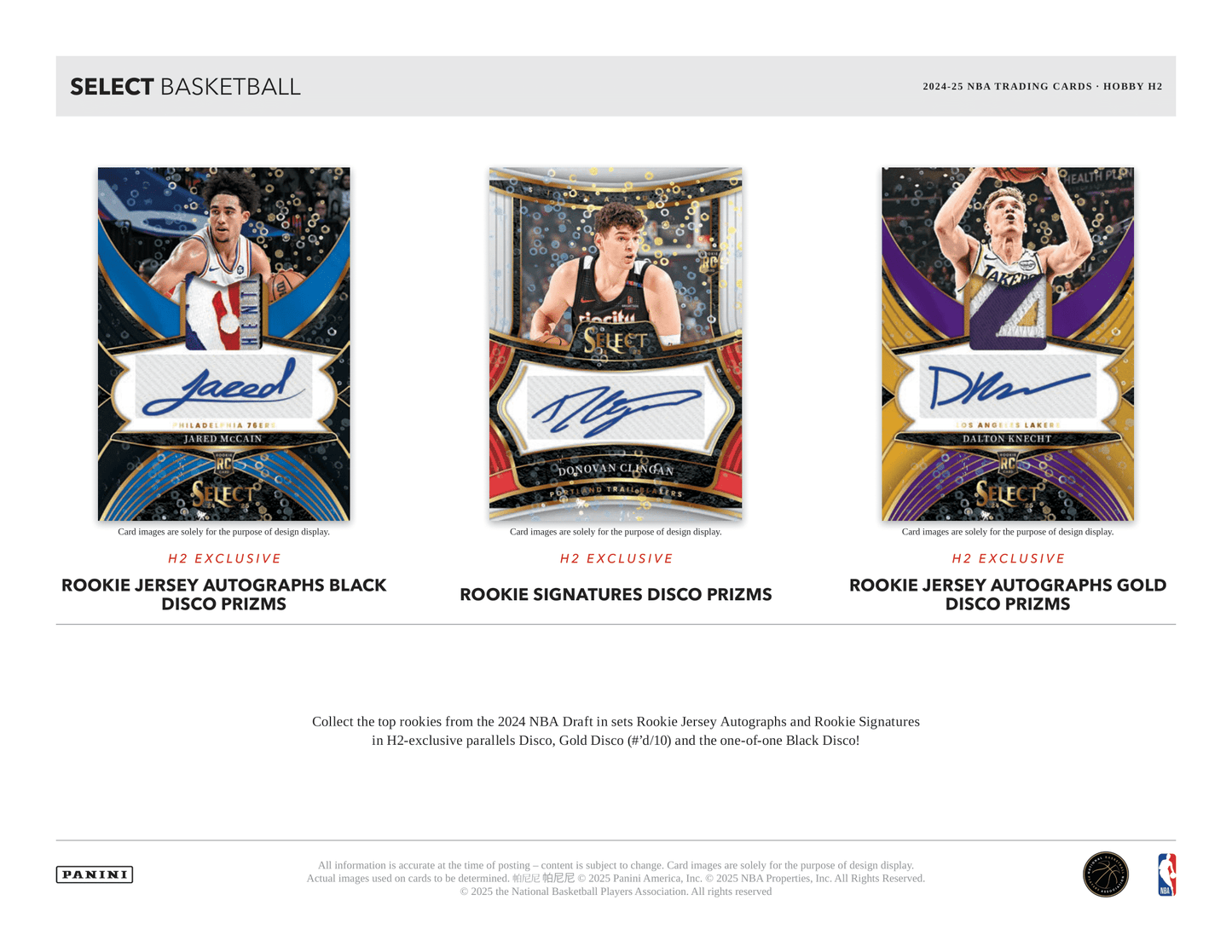 Panini - 2024/25 Select Basketball (NBA) - Hybrid H2 Box