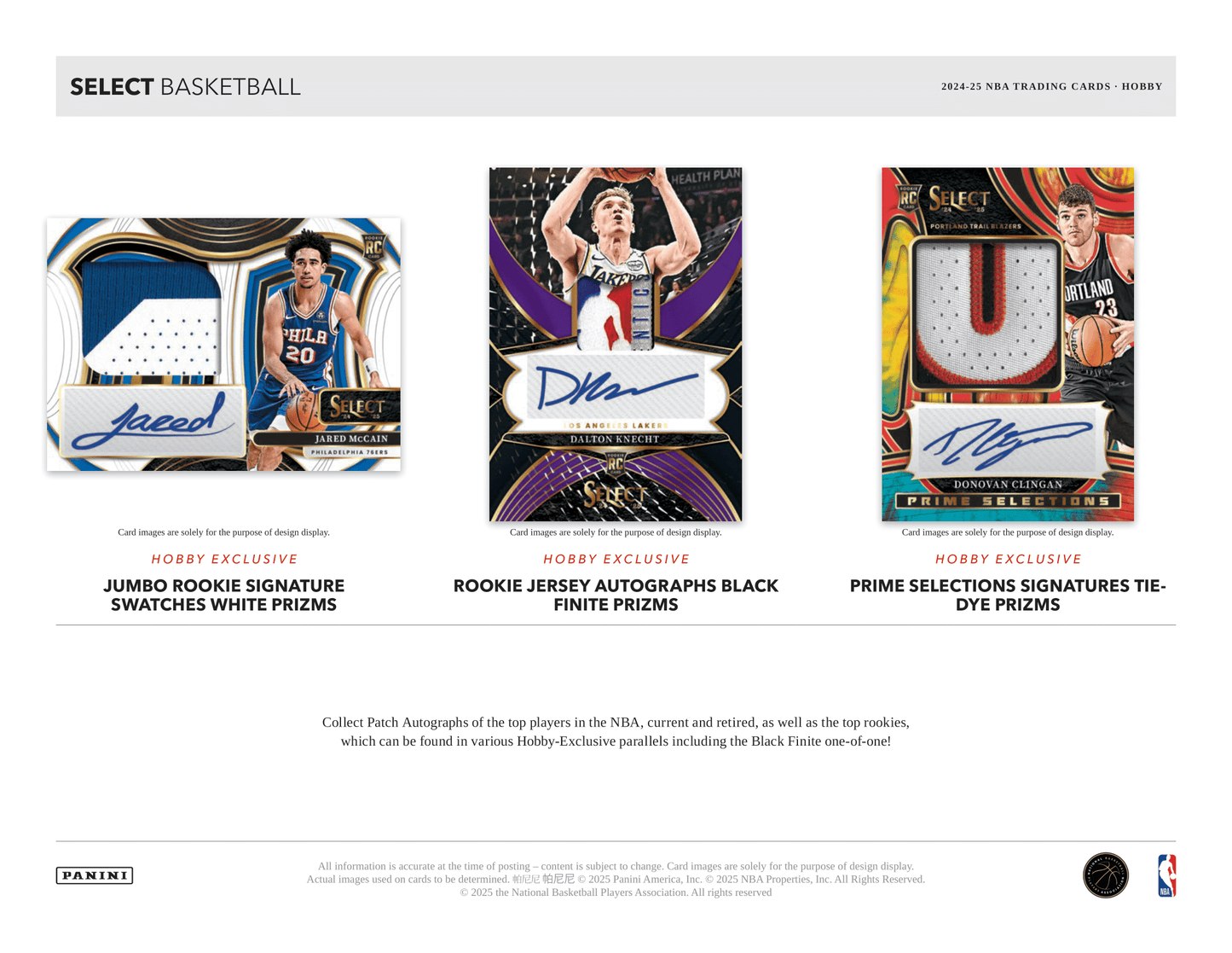 Panini - 2024/25 Select Basketball (NBA) - Hobby Box