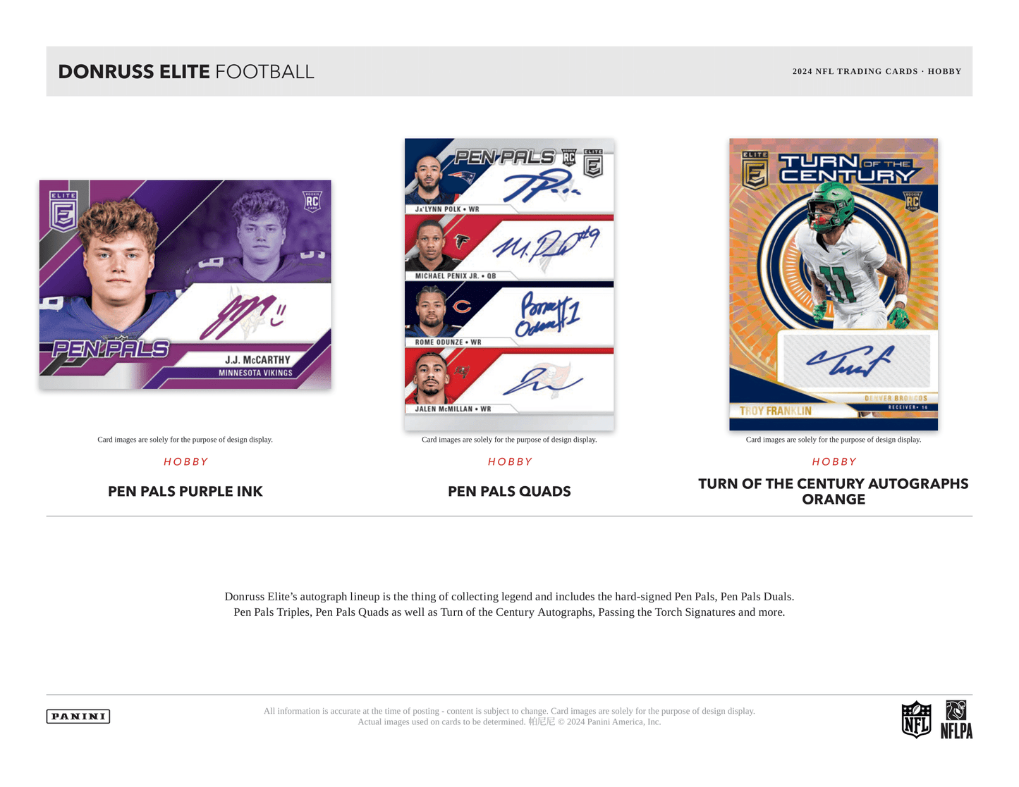 Panini - 2024 Donruss Elite American Football (NFL) - Hobby Box