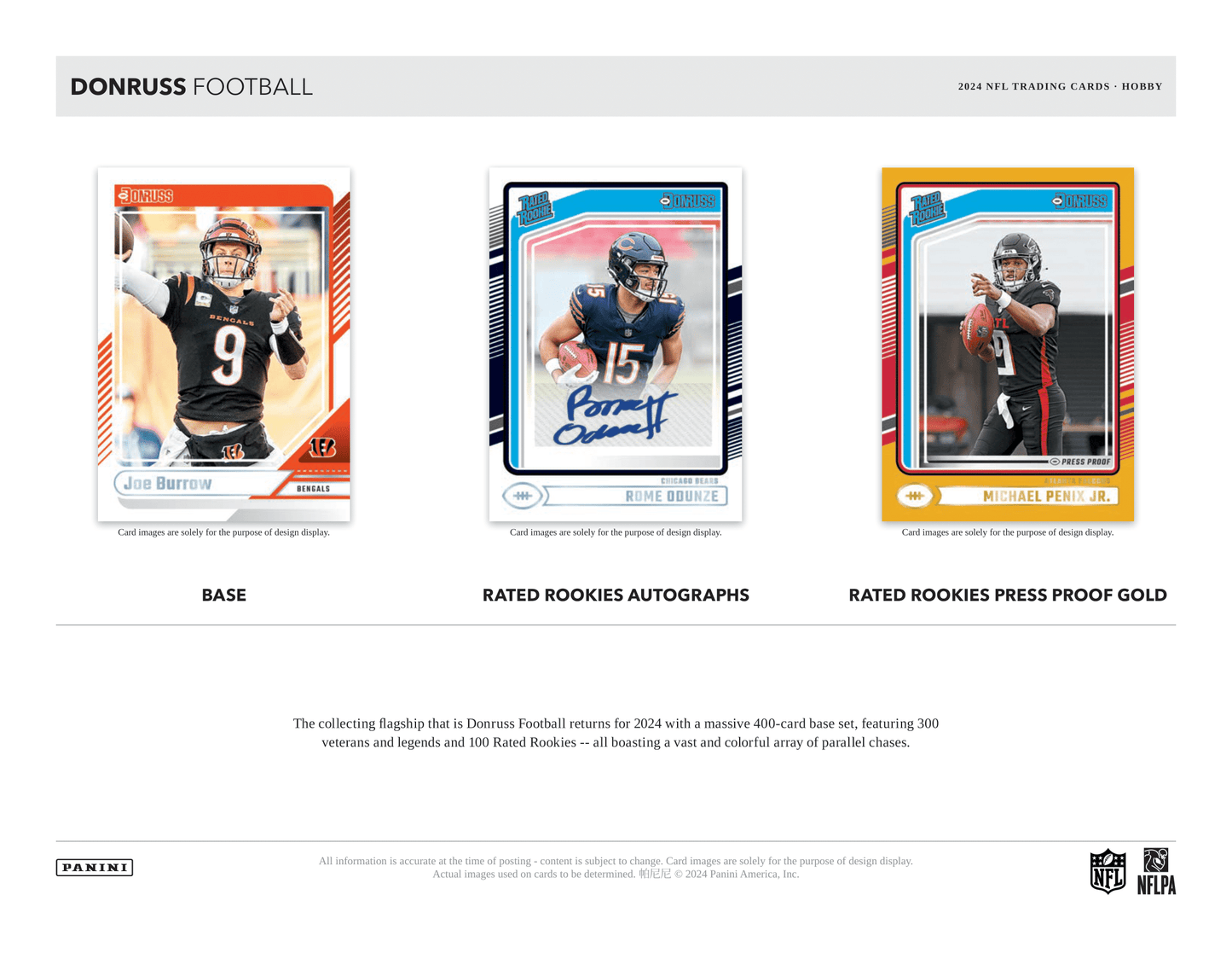 Panini - 2024 Donruss American Football (NFL) - Hobby Box