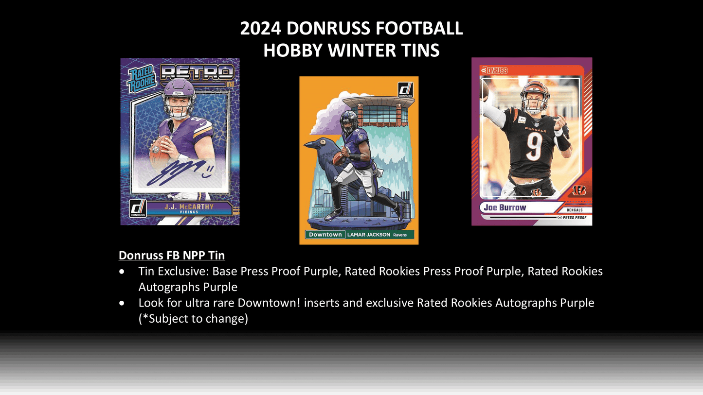 Panini - 2024 Donruss American Football (NFL) - Winter Tin