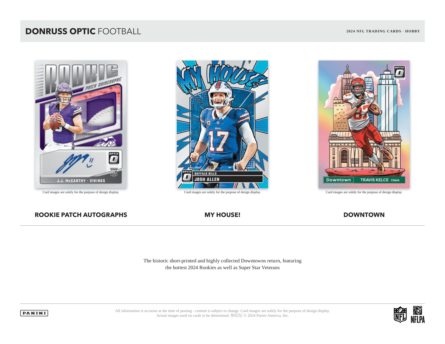 Panini - 2024 Donruss Optic American Football (NFL) - Hobby Box