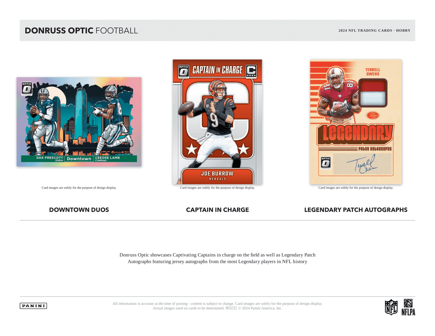 Panini - 2024 Donruss Optic American Football (NFL) - Hobby Box