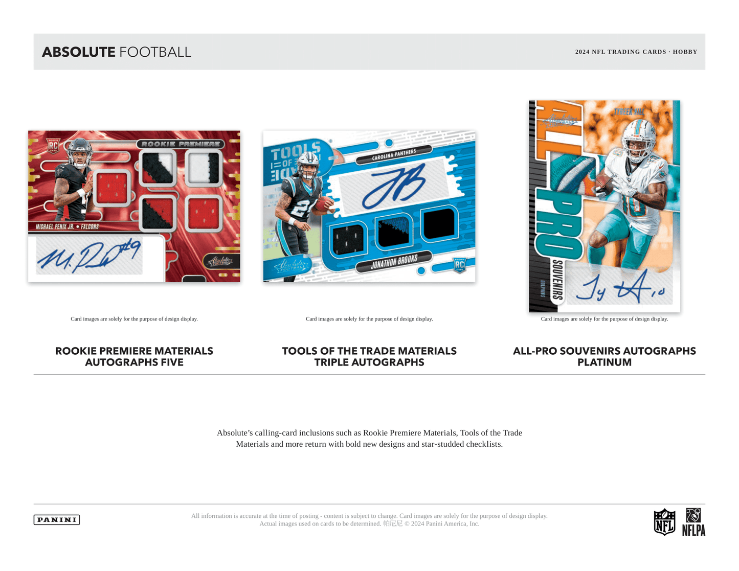 Panini - 2024 Absolute American Football (NFL) - Hobby Box