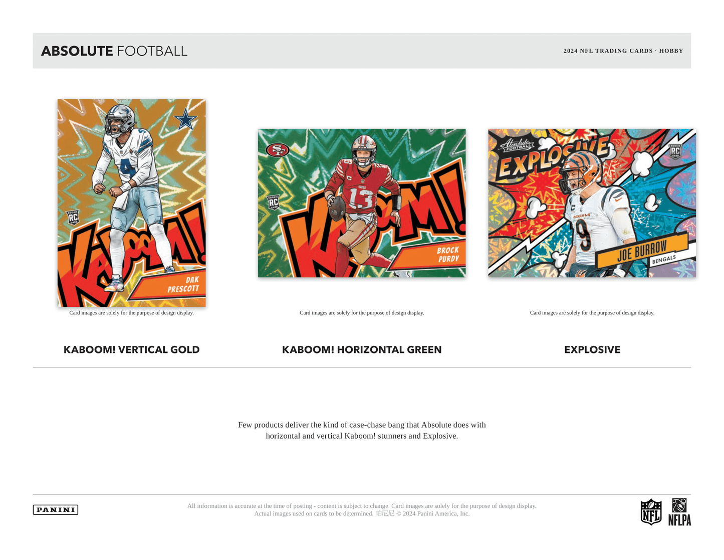 Panini - 2024 Absolute American Football (NFL) - Hobby Box