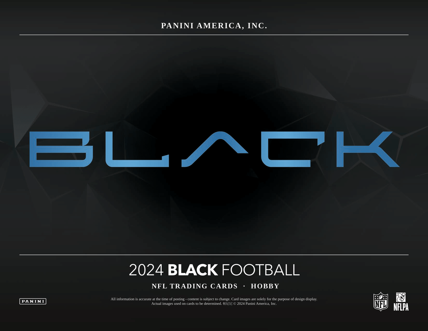 Panini - 2024 Black American Football (NFL) - Hobby Box