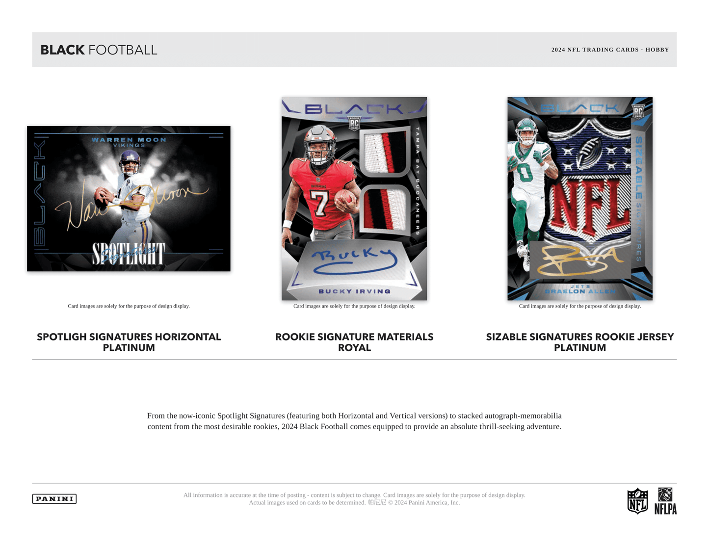 Panini - 2024 Black American Football (NFL) - Hobby Box