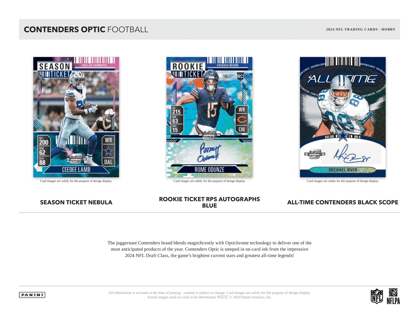 Panini - 2024 Contenders Optic American Football (NFL) - Hobby Box