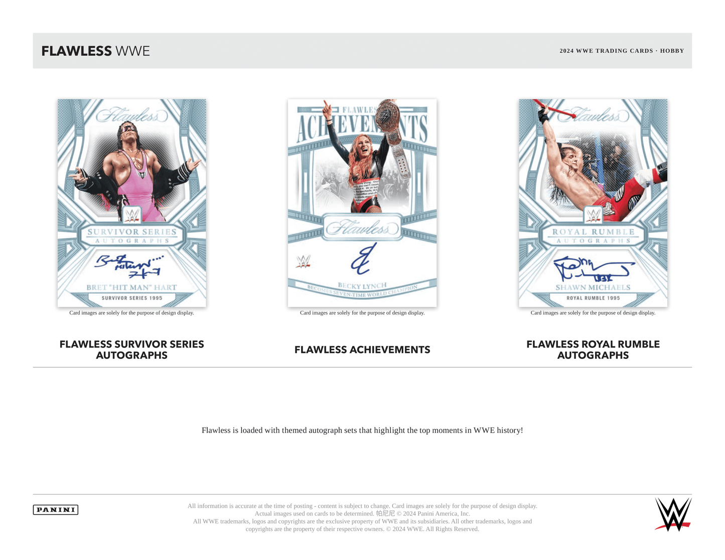Panini - 2024 Flawless WWE - Hobby Box