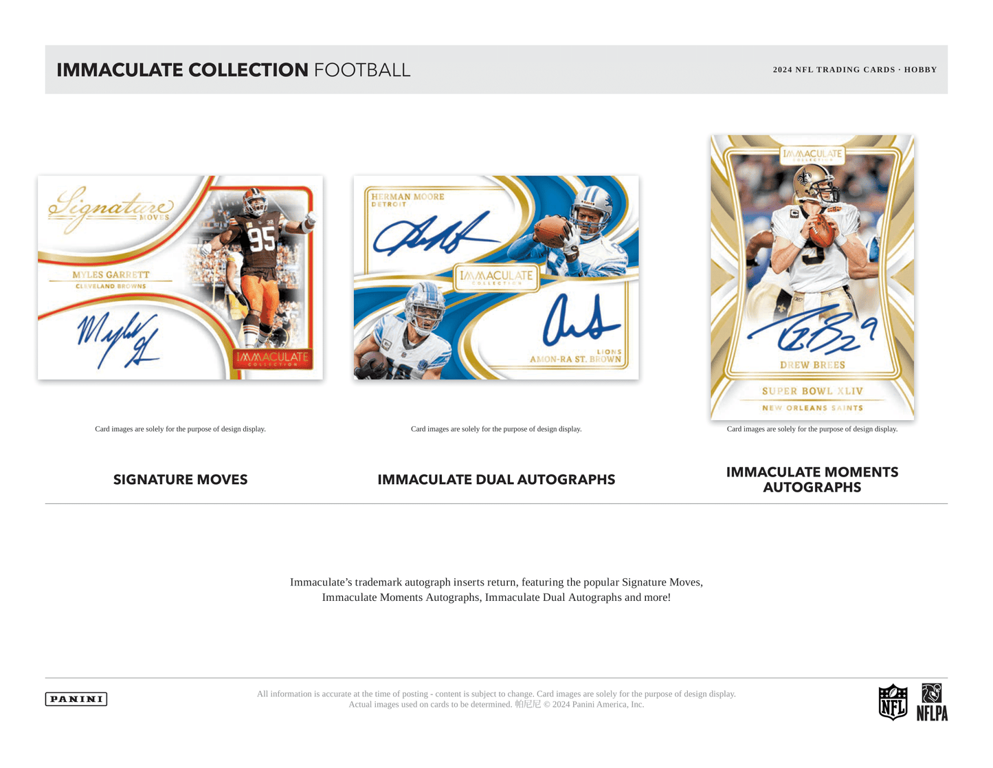 Panini - 2024 Immaculate American Football (NFL) - Hobby Box