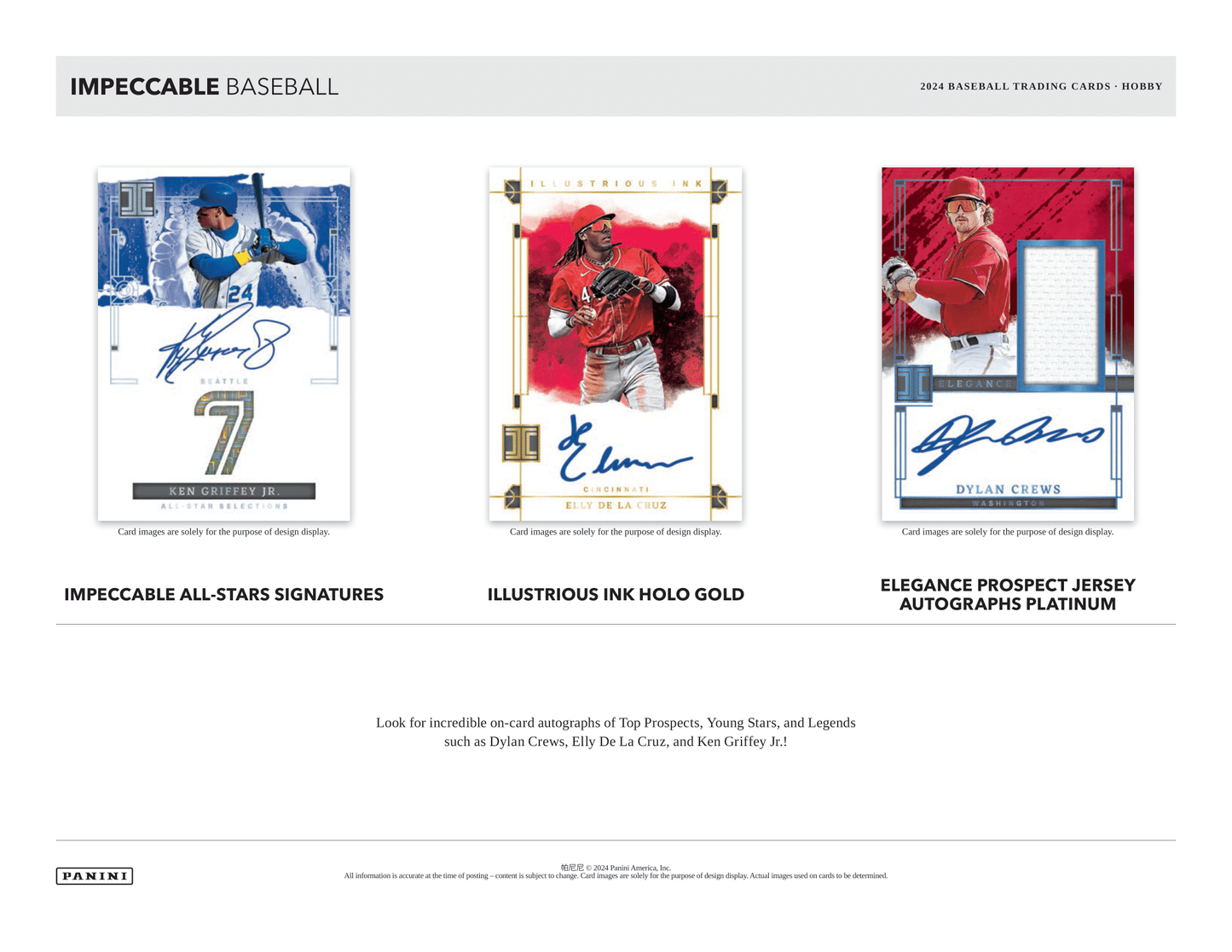 Panini - 2024 Impeccable Baseball (MLB) - Hobby Box