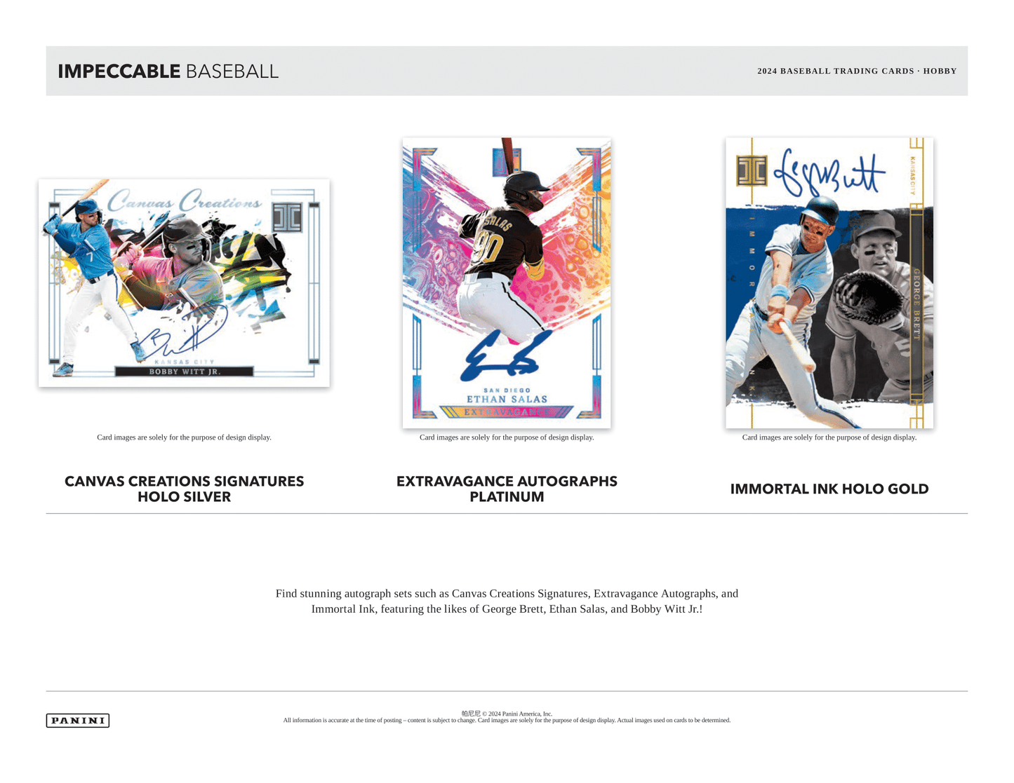 Panini - 2024 Impeccable Baseball (MLB) - Hobby Box