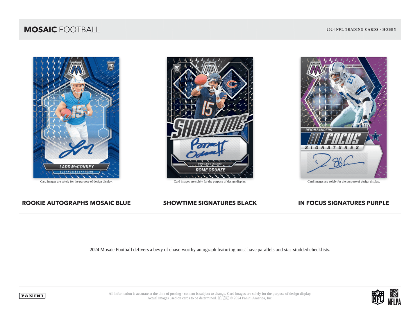 Panini - 2024 Mosaic American Football (NFL) - Hobby Box