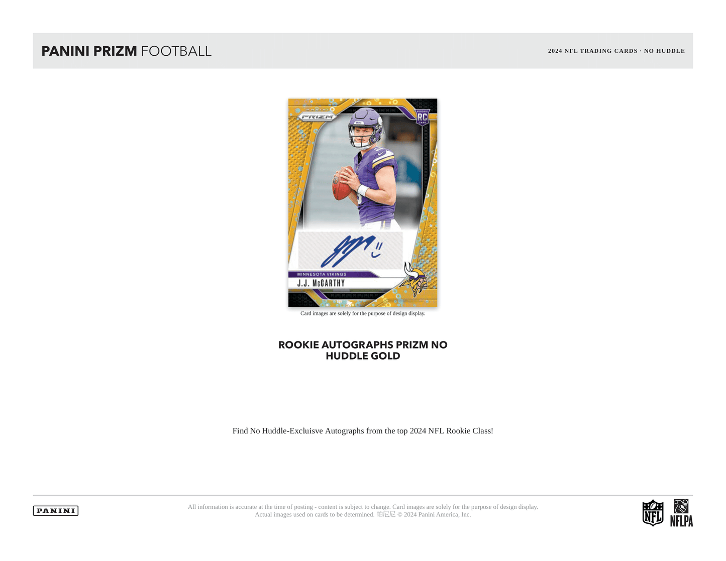 Panini - 2024 Prizm No Huddle American Football (NFL) - Hobby Box