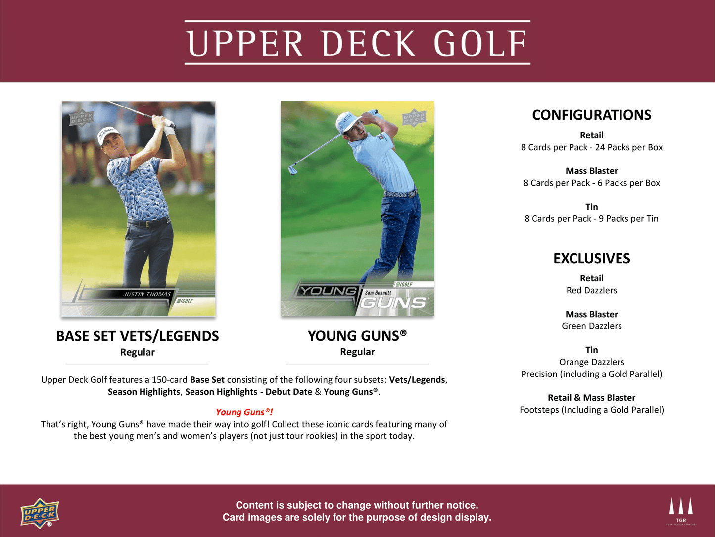 Upper Deck - 2024 Upper Deck Golf - Tin