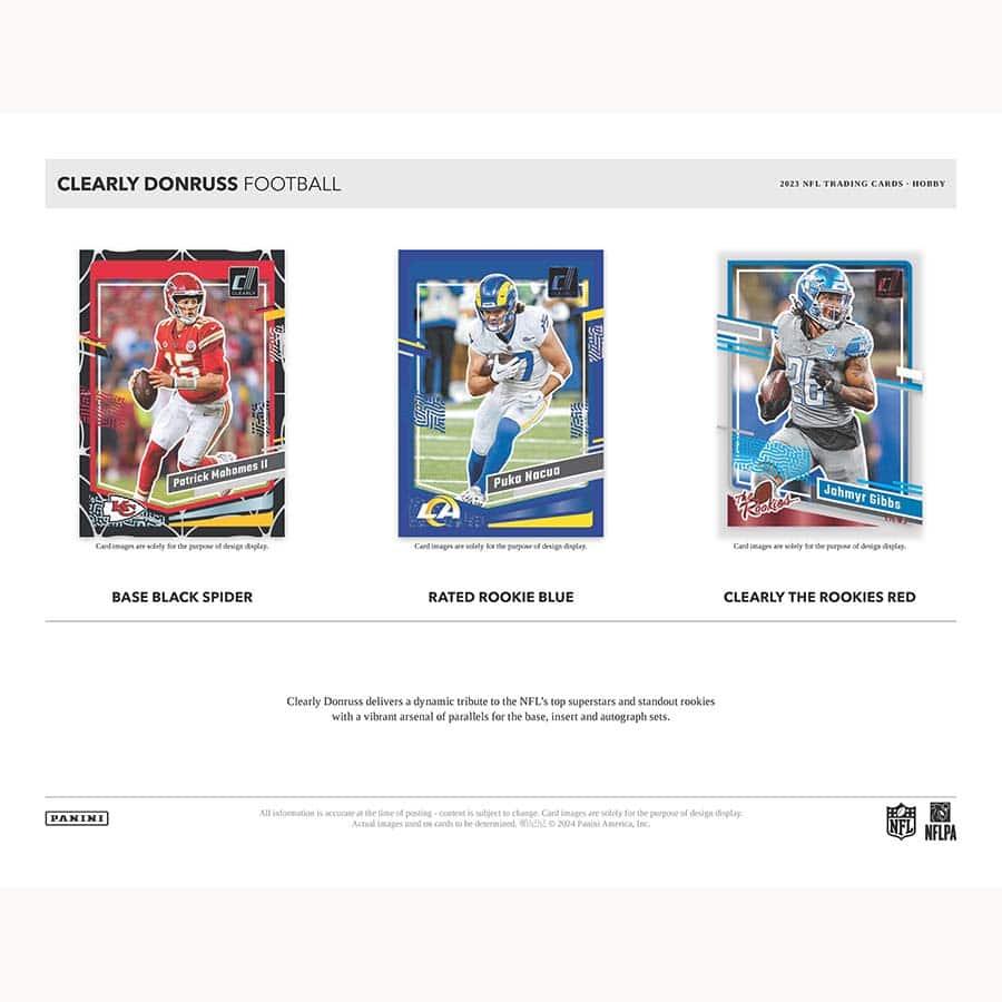 Panini - 2023 Clearly Donruss American Football (NFL) - Hobby Box