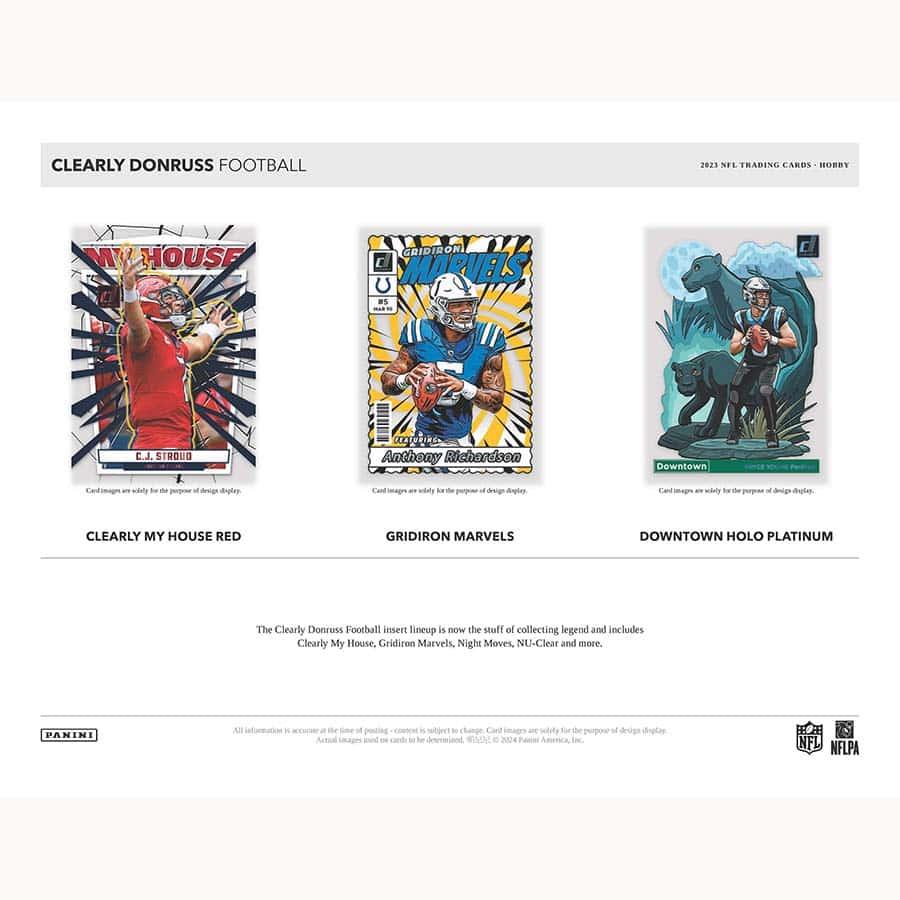 Panini - 2023 Clearly Donruss American Football (NFL) - Hobby Box