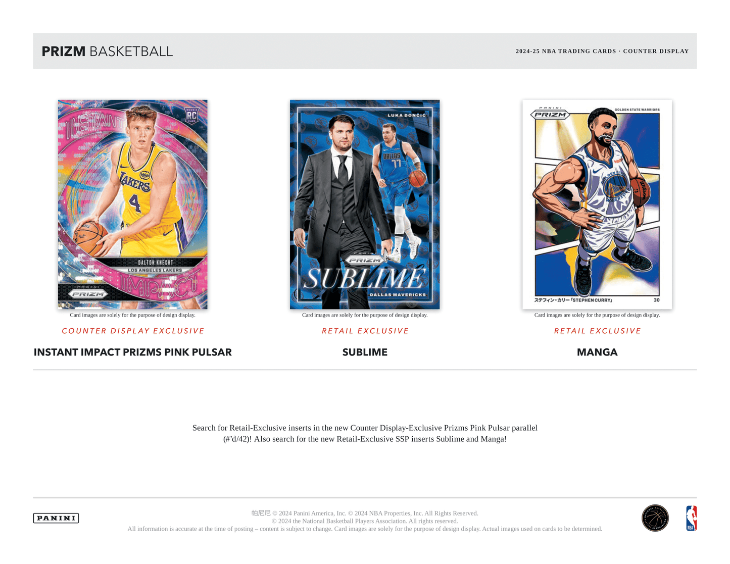 Panini - 2024/25 Prizm Basketball (NBA) - Retail Box