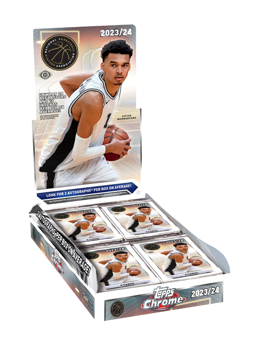 Topps - 2023/24 Chrome Basketball (NBA) - Hobby Box