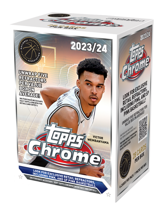 Topps - 2023/24 Chrome Basketball (NBA) - Value Box