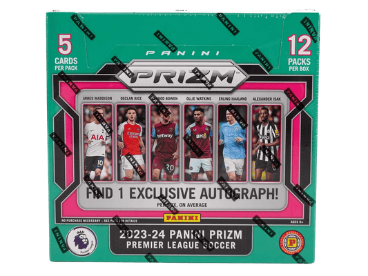 2023/24 Prizm Premier League Football (Soccer) - International Hobby Box (12 Packs)