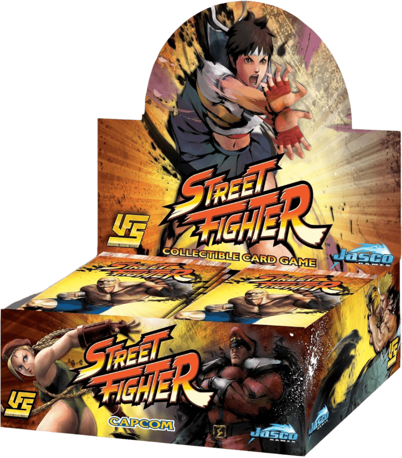 Jasco Games - UFS - Street Fighter Collectible Card Game - Booster Box (24 Packs)