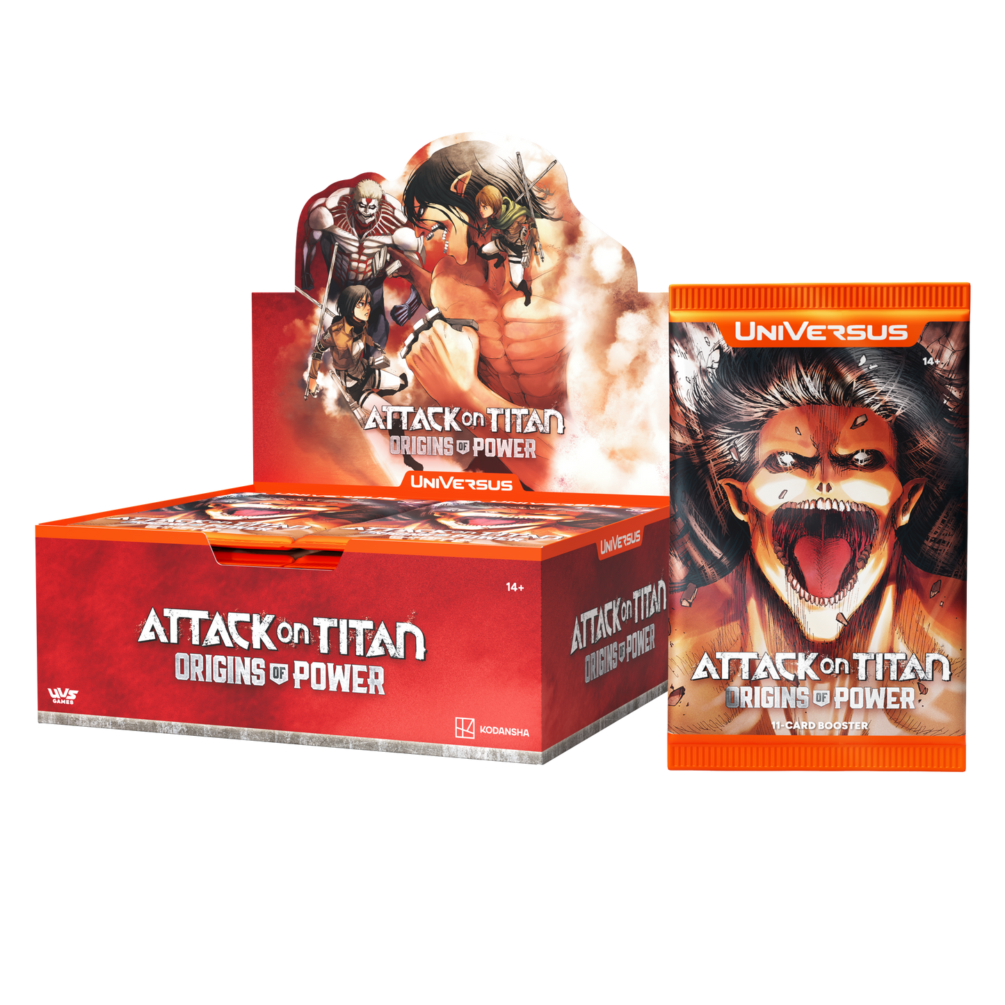 UniVersus CCG - Attack on Titan - Origins of Power Booster Box (24 Packs)