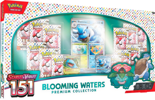 Pokemon TCG - Scarlet & Violet - Blooming Waters Premium Collection Box