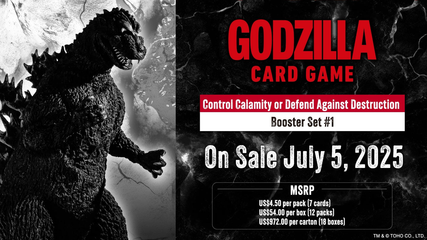 Godzilla Card Game - Godzilla vs. Godzilla (BP01) - Booster Box (12x Packs)