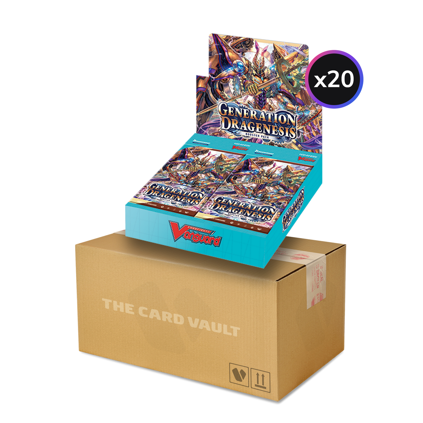 Cardfight!! Vanguard - Generation Dragenesis - Display Case (20 Boxes)