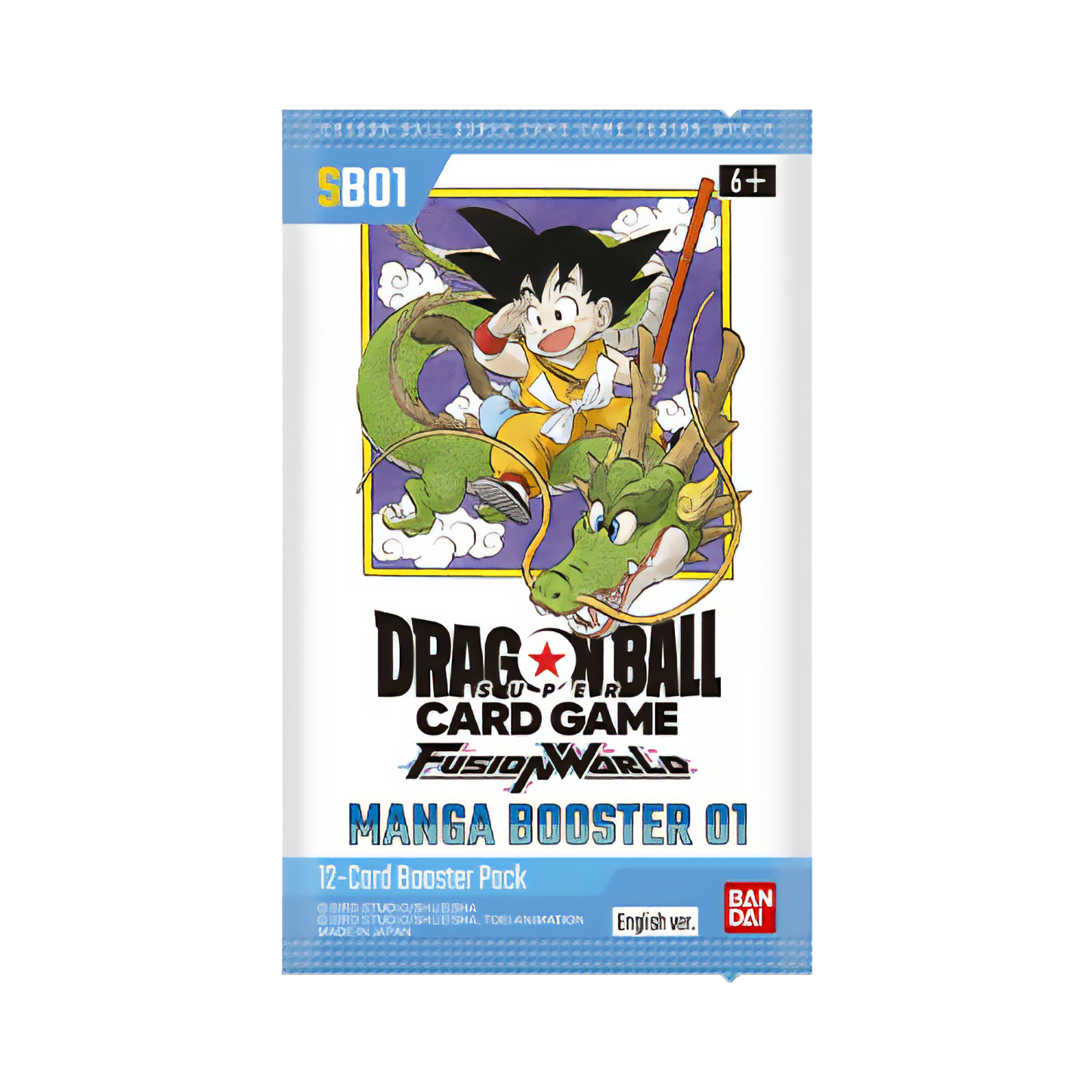 Dragon Ball Super CG Fusion World - Manga Booster (SB01) - Display Case (12x Booster Boxes)
