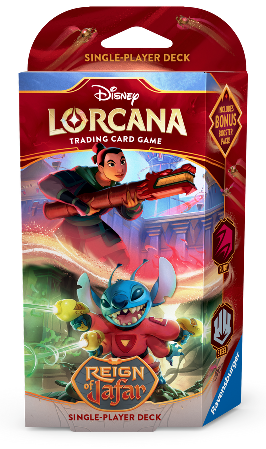 Disney - Lorcana TCG - Reign of Jafar - Starter Deck - Mulan & Stitch